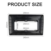 Car Radio Fascia for Cobalt DVD Stereo Frame Plate Adapter Mounting Dash Installation Bezel Trim Kit