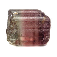 พลอย ก้อน ดิบ ทัวร์มาลีน ธรรมชาติ แท้ ( Natural Watermelon Tourmaline ) หนัก 12.54 กะรัต