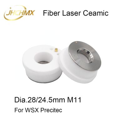 JHCHMX WSX Laser Ceramic Nozzles Holder KTB2 CON P0571-1051-00001 Dia.28mm M11 For Precitec HSG Fiber Laser Cutting Head