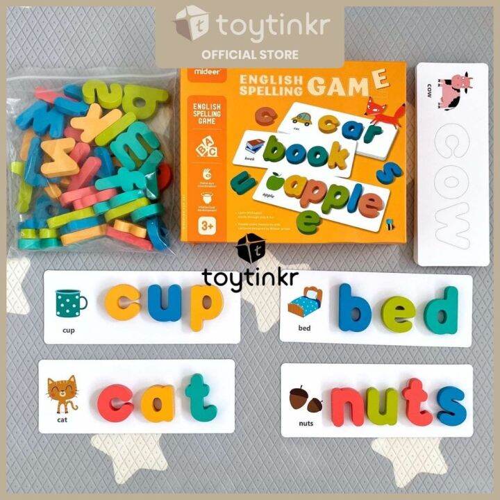 Mideer Gioco Di Abilità Spelling Game Inglese - Multicolore - MD2108