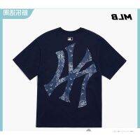 COD dsdgfhgfsdsss MLB Mens and Womens Cashew Flower T-shirt Printed LOGO Short-sleeved Casual Star Same TS530