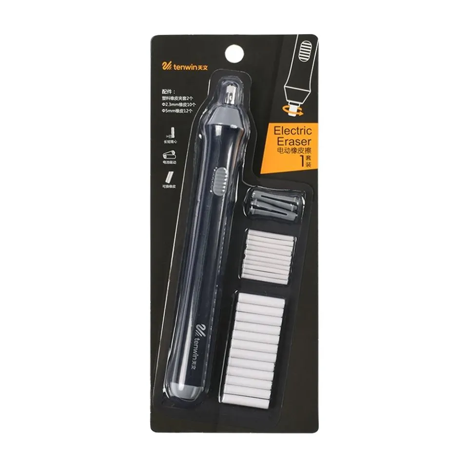 ArtMe Electric Eraser / Automatic Rubber - 22pcs Refills Included (2.3mm and 5mm) - Sketch, Architects, Engineers & Students