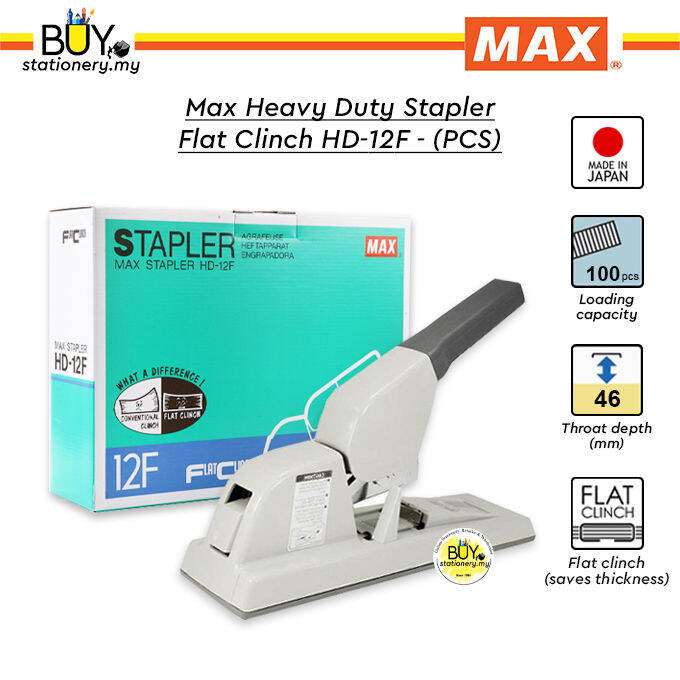 Max Heavy Duty Stapler HD12F (PCS) Lazada