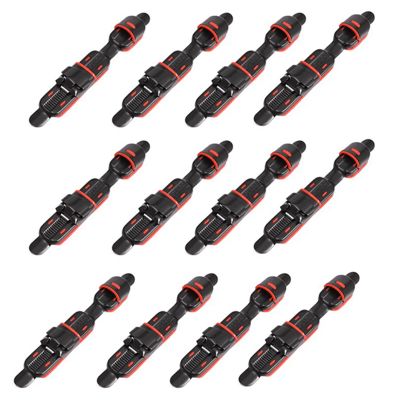 12Pcs Reel Seat Deck Fishing Rod Clip Fitted Wheel Reel Rubber Cushion Tools Accessory Holder Fishing Tackle