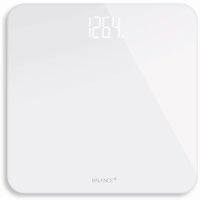 Greater Goods Digital Weight Bathroom Scale from GreaterGoods, Shine-Though Display, Accurate Glass Scale, Non-Slip &amp; Scratch Resistant, Body Weight (White)