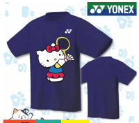 Yonex เสื้อเทนนิสใหม่ชุดทีมแห้งเร็วแข่งขันกีฬาสำหรับทั้งหญิงและชาย2023ชุดทีมออกกำลังกายดูดซับเหงื่อระบายอากาศได้ดี