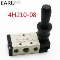 ♧◙ 1pc 5 Way 2 Pos 1/4 quot; PT BSP Hand Lever Operated Air Manual Control Pneumatic Valve 4H210-08 5 Port 2 Position Wholesale