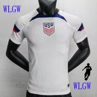 Most popular 【WLGW】Player Version Football Jersey 2022-2023 United States Jersey Home Soccer Jerseys Shirt S-XXL