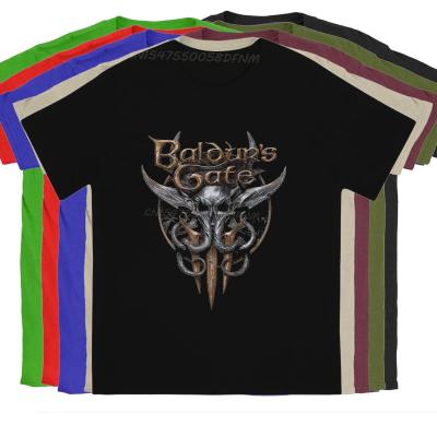 Baldurs Gate III T-shirts Mens Cotton Awesome T-Shirts Summer Tops Baldurs Gate Tee Shirt Men T Shirts Men Clothing Original