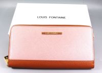 กระเป๋าสตางค์ LOUIS FONTAINE เบจ-น้ำตาล ใหม่ แท้ (ลดราคา)