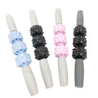 โยคะลูกกลิ้งนวด Stick Trigger Point Anti Cellulite Body Massager Slimming นวดกล้ามเนื้อ Relax Roller บรรเทาความเครียด