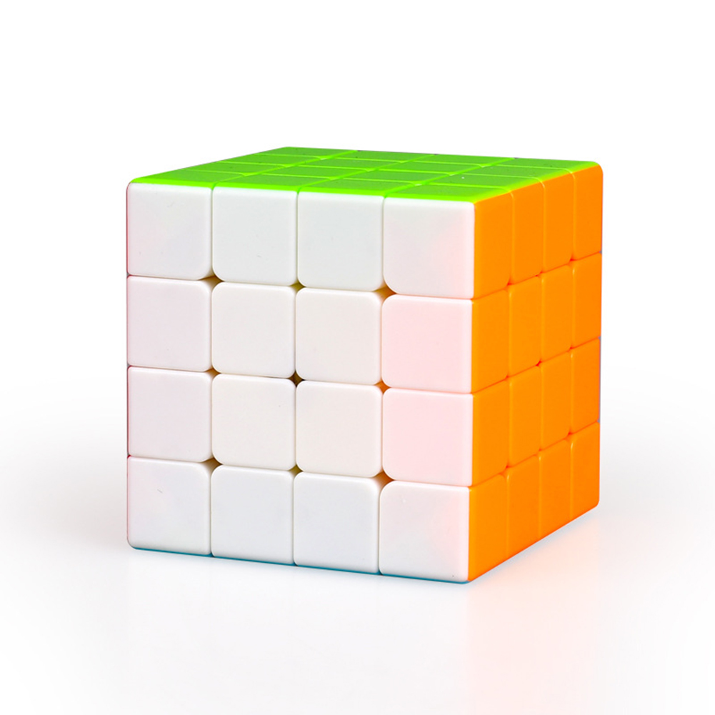 QIYI WuQue Stickerless 4x4x4 speed competition magic cube children puzzle toy 