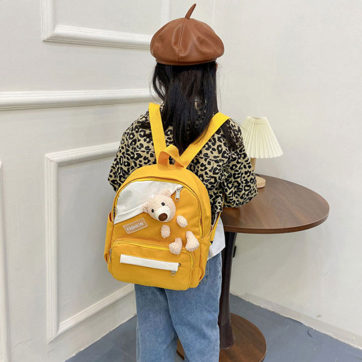กระเป๋านักเรียนเด็ก-amila-อายุ3-6ปีน่ารักเด็กชายผ้าใบลายการ์ตูนกระเป๋าเป้เด็กผู้หญิง