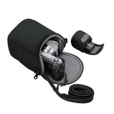 แบบพกพากล้องปกกรณีกระเป๋ากระเป๋าสำหรับ O Lympus E-M10 EM10II E-M5II EP3 EM5 EPL7 E-p7 E-PL8 EPL914-42mm เลนส์ที่มีสายคล้องคอ
