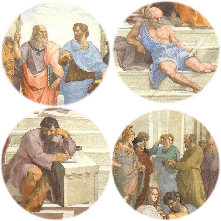 ภาพวาดที่มีชื่อเสียง-art-school-of-athens-โดย-raphael-โปสเตอร์และภาพพิมพ์บนผ้าใบ-wall-art-รูปภาพสำหรับตกแต่งห้องนั่งเล่นไม่มีกรอบ