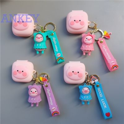 Suitable for for Samsung Galaxy Buds2 Pro / Buds 2 / Buds Live / Buds Pro Case Cartoon Pig High Quality Silicone Earphone Bluetooth Shockproof Protective Soft Cover Shell Earbuds