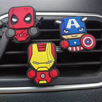 【DT】  hot3pcs/set Car Air Freshener Hero Figure Automobile Interior Air Vent Clip Decoration Perfume Smell Ornaments Cute Auto Fragrance