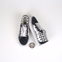 Vans SK8 MID CHECKERBOARD BLACK WHITE