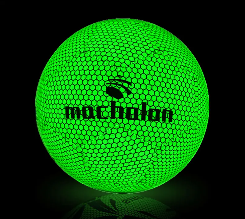 2021 Glow In The Dark Soccer Ball PU Size 5 Light Up Soccer Luminous  Glowing Football Ball Outdoor Indoor Practice Traning Ball