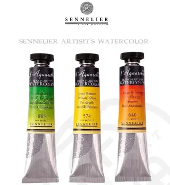 French original SENNELIER 36 color watercolor paint 0.5ml portable travel  set for painting art supplies