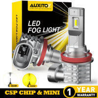 AUXITO 2Pcs 4000LM CANBUS H8 LED Fog Lights H10 H11 H16JP LED Bulb DRL Lamp for Audi Toyota Hyundai Kia Lexus Nissan 3000K 6500K