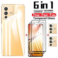 6in1 Tempered Glass for Vivo V23 5G Screen Protectors for Vivo Accessories V25 V25e V 23 V23e 5G Pro Camera Film Back Film Glass