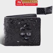 Ví da cá sấu hai mặt FADODA SP-FCW04G vùng da lưng gù