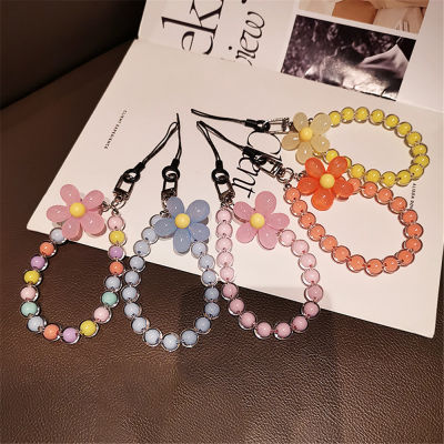 Key Chain Cute Trendy Lanyard Jewelry Bracelet Keychain Anti-Lost Lanyard Hanging Cord Mobile Phone Chain