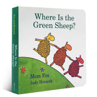 Where is the green sheep English picture book Wu minlan young children English picture book MEM fox paperboard Book Judy horacek green lamb English original book