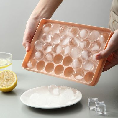 Ice Cream Mould Ice Cube Tray Ice Hockey Mold for Refrigerator Cavity Sphere Round Mould  Home Bar Party Use Kitchen DIY Gadgets Ice Maker Ice Cream M