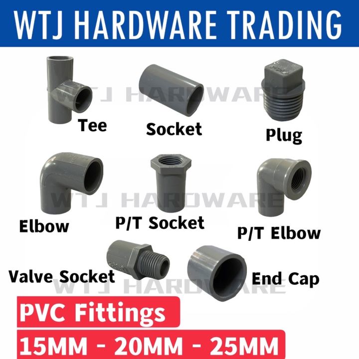 PVC Fitting / PVC Connector - Socket/Elbow/Tee - P/T Socket Elbow/Valve ...