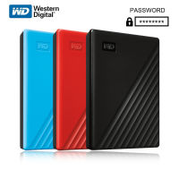 ใหม่ Western Digital ด้วยหนังสือเดินทาง1TB 2TB ฮาร์ดไดรฟ์เสริม USB 3.0การป้องกันด้วยรหัสผ่าน4TB 5TB HDD HDD แบบพกพาฮาร์ดไดรฟ์