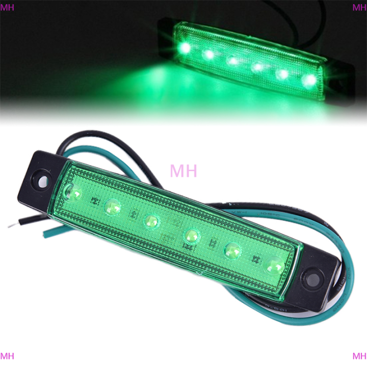 lowest-price-mh-1pc-12v-6led-รถบรรทุกด้านข้างเครื่องหมายไฟ-led-ต่ำพ่วงไฟด้านหลัง