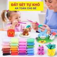 Đất sét tự khô an toàn cho bé nặn 12 - 24