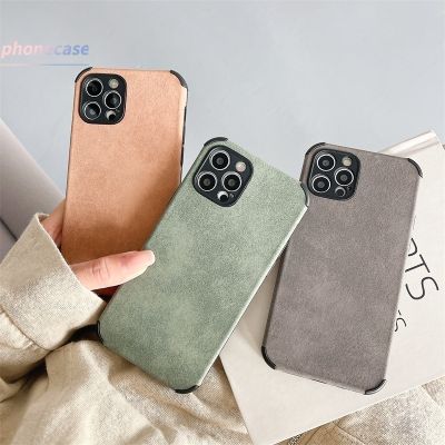 ﹉▽ เคสมือถือ TPU สีพื้น สำหรับ Compatible For IPhone 11 PRO MAX 6 7 6S 8 Plus 12 mini 12 pro max X Se 2020 6SPlus 7Plus 6Plus 8Plus XS Candy Color Square Soft TPU Case