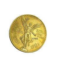 【CW】✠☸ஐ  50 Pesos 1968 Goddess of Luck Gold Coin Commemorative Collection Medal Collectible Coins