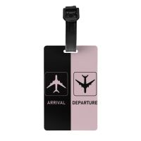 【DT】 hot  Plane Arrivals And Departures Luggage Tag Protection Plane Aviation Aviator Airplane Baggage Tags Travel Bag Labels Suitcase