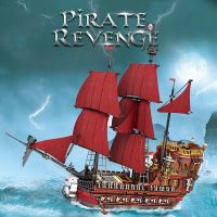 NEW LEGO MOC Creative Expert Ideas Ship Pirate Revenge Royal Caribbeans Pirates Ship Blocks Bricks Model Building Blocks Movie Toys