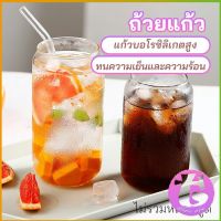 Thai Dee แก้วดื่มน้ำ ดืมนม  ถ้วยแก้วบอโลซิลิเกตสูง cola cup