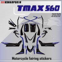 Motorcycle  For Yamaha TMAX 560 Tmax560 3D Gel Front Rear Fairing Stickers Moto Whole Car Fuel Tank Pad Decal Sticker Deco Kit