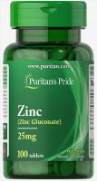 There is a small ticket zinc supplement 100 tablets 25mg children and adolescents adult men women imported from the United States