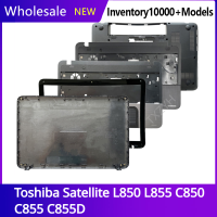 Baru untuk Toshiba Salite C855D C850 L855หน้าจอ LCD สำหรับแล็ปท็อป Belakang Belakang Depan Bezel Engsel Palmrest Bawah Kes A C D Shell