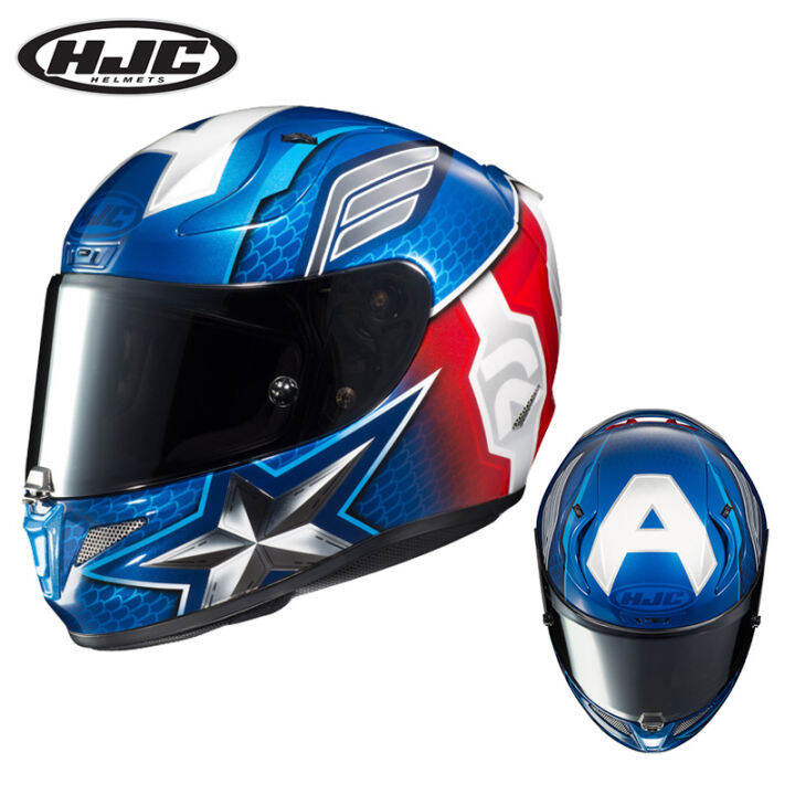 HJC carbon fiber motorcycle helmet venom Captain America Superman clown ...