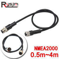 0.5เมตร3เมตร4เมตรความยาวสายแปลงโมดูล NMEA200เสียบสายเคเบิลสีดำ DC 9-30โวลต์แปลงอุปกรณ์เสริมในรถยนต์ NMEA 20000