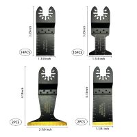FOXBC 30ชิ้นใบมีดตัดมัลติทูลแบบสั่นสำหรับไม้โลหะพอดีกับ Dewalt Ryobi Milwaukwell Fein Makita Montagu