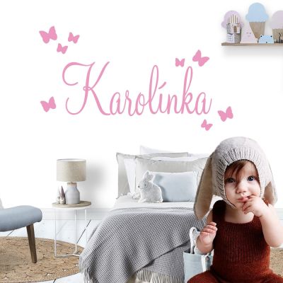 Large Size Personalized Custom Name Wall Sticker For Kids Girls Boys Room Decoration Removable Bedroom Stickers Mural