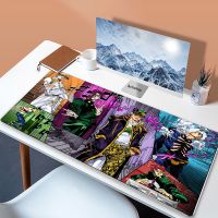 Anime Jojos Bizarre Adventure Mouse Pad Gaming Mousepad XXL 900x400mm Large Mouse Mat Computer Gamer Deskmat Keyboards Pads