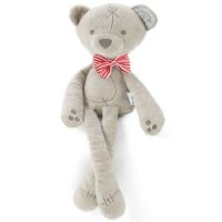 babygarden.my Hot Soft Bowtie Bear Toy Stuffed Animal Baby Kids Girl Boy Gift