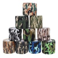 Camouflage Sports Elastoplast Self Adhesive Bandage Muscle Tape Self Adherent Cohesive Wrap Bandages Outdoor/First Aid Tool 5cm