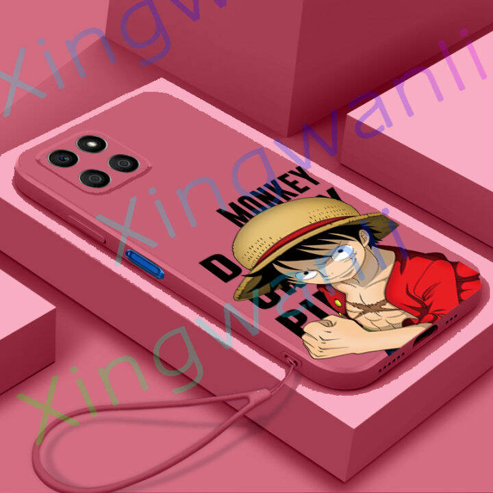 เคสโทรศัพท์ honor X6 สี่เหลี่ยมดีไซน์ใหม่แข็งเคสโทรศัพท์ปิดขอบแข็ง ...